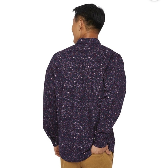 George Men's  Long Sleeve Soft Washed Poplin Shirt - Picture 3 of 10